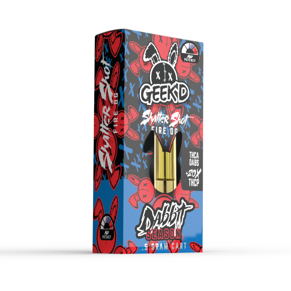 Geek’d Dabbit THC-A 20x Cartridge | 0.5g - Image 5